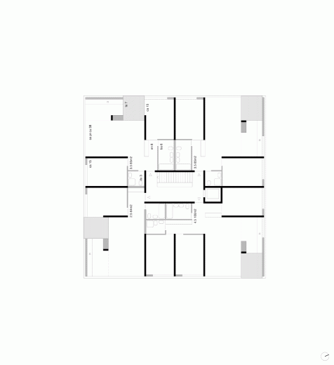 Typischer Grundriss OG