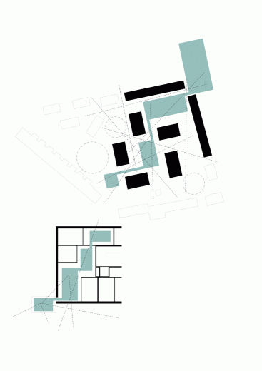 Konzept Aussenraum Grundriss