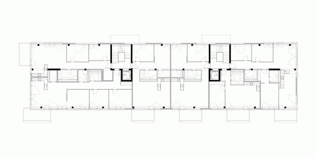 Grundriss Obergeschoss M3/M4