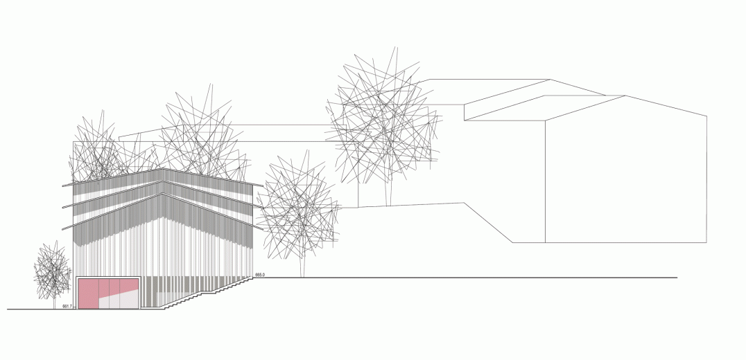 Ansicht West / Haupteingang
