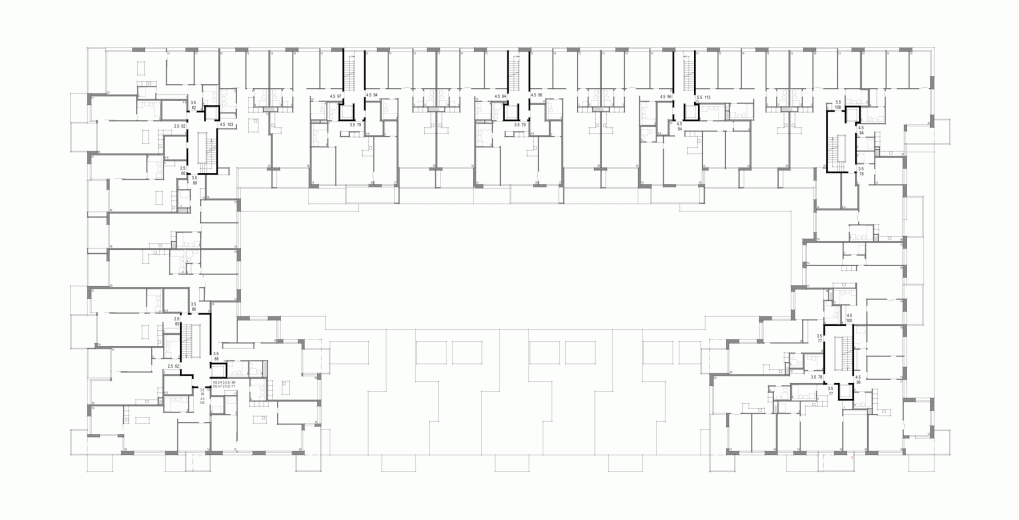 Grundriss Regelgeschoss