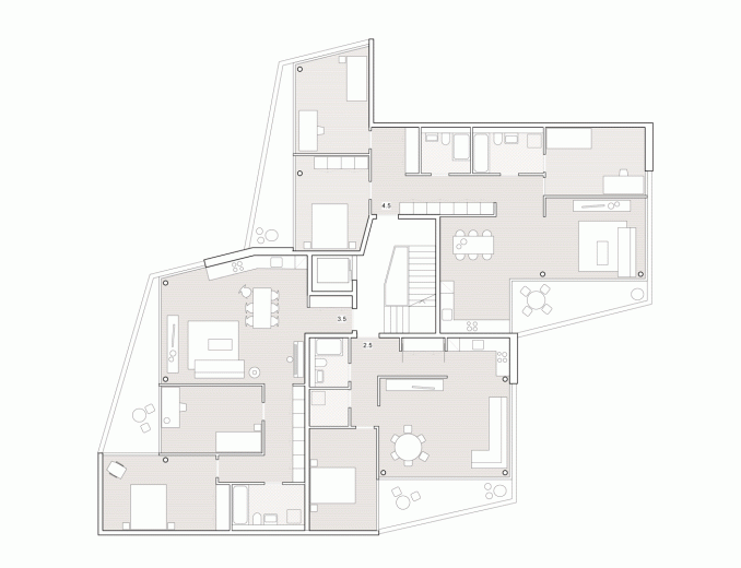 Wohnungen Hanghäuser