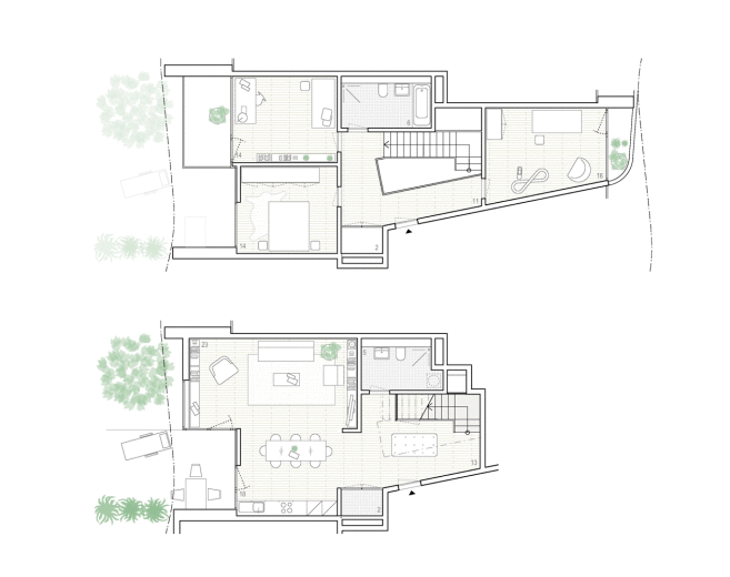 Maisonette Erdgeschoss / 1.Obergeschoss