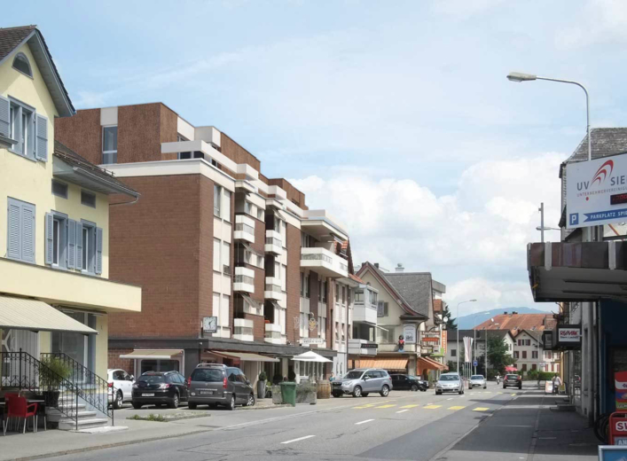 Perspektive mit Aufstockung